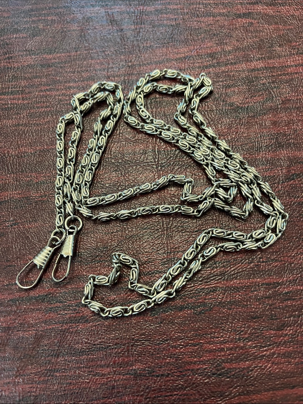Vintage Intricate Silver Link Eyeglass Chain